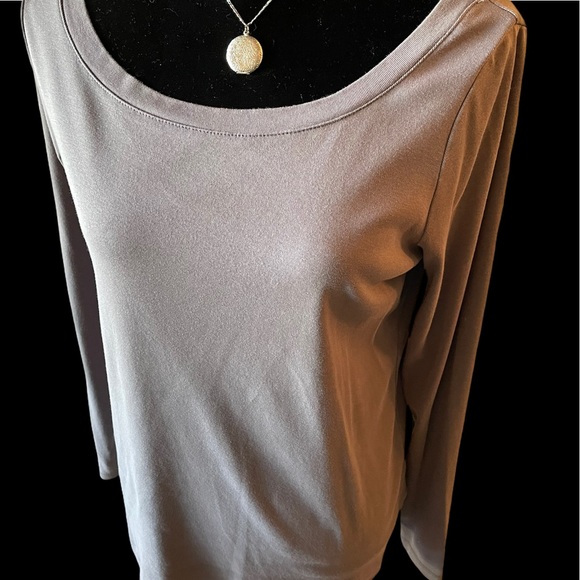 ESPRIT Long Sleeve GRAY Top SIZE XXL EUC - Picture 5 of 11